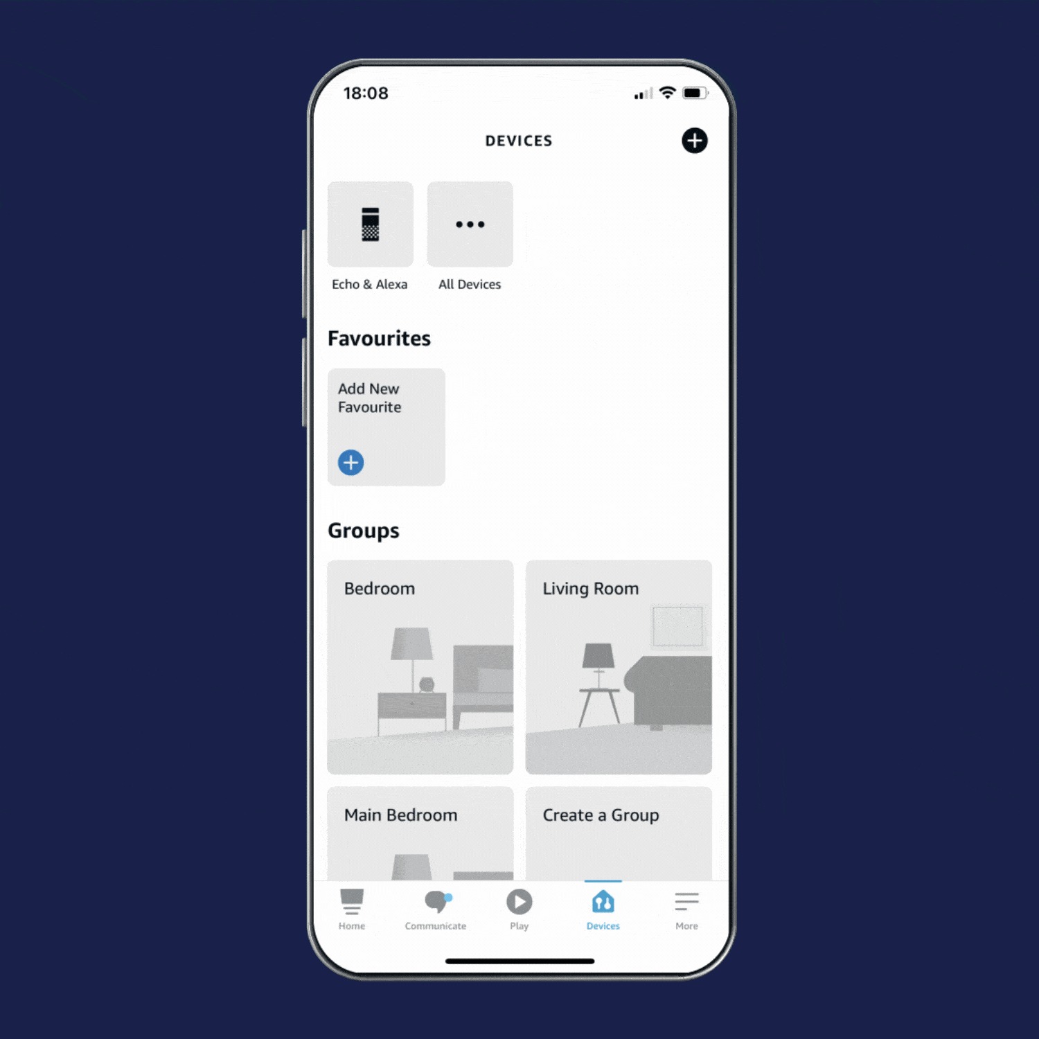 An animated GIF showing how to add an Alexa device as described in the steps above.